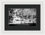 Load image into Gallery viewer, Alien Orb Behind The Olympic Stadium - Framed Print

