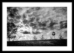 Load image into Gallery viewer, Alien Orb Behind The Olympic Stadium - Framed Print
