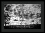 Load image into Gallery viewer, Alien Orb Behind The Olympic Stadium - Framed Print
