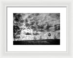Load image into Gallery viewer, Alien Orb Behind The Olympic Stadium - Framed Print
