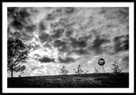 Load image into Gallery viewer, Alien Orb Behind The Olympic Stadium - Framed Print
