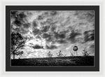 Load image into Gallery viewer, Alien Orb Behind The Olympic Stadium - Framed Print

