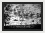 Load image into Gallery viewer, Alien Orb Behind The Olympic Stadium - Framed Print
