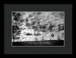 Load image into Gallery viewer, Alien Orb Behind The Olympic Stadium - Framed Print
