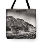Load image into Gallery viewer, Arthur's Seat Holyrood Park BW - Tote Bag
