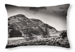 Load image into Gallery viewer, Arthur's Seat Holyrood Park BW - Throw Pillow
