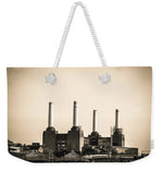 Load image into Gallery viewer, Battersea Power Station with train tracks - Weekender Tote Bag

