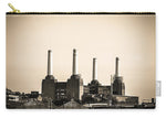 Load image into Gallery viewer, Battersea Power Station with train tracks - Carry-All Pouch
