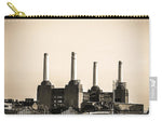 Load image into Gallery viewer, Battersea Power Station with train tracks - Carry-All Pouch
