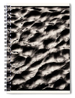 Load image into Gallery viewer, Black and White Waves - Spiral Notebook
