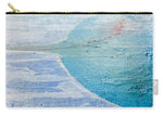 Load image into Gallery viewer, Blue Connections Mixed Media Canvas - Carry-All Pouch
