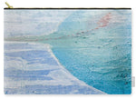 Load image into Gallery viewer, Blue Connections Mixed Media Canvas - Carry-All Pouch

