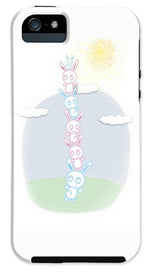 Load image into Gallery viewer, Bunny Tower Childrens Illustration - Phone Case
