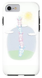 Load image into Gallery viewer, Bunny Tower Childrens Illustration - Phone Case
