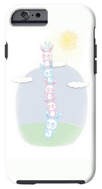 Load image into Gallery viewer, Bunny Tower Childrens Illustration - Phone Case

