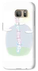 Load image into Gallery viewer, Bunny Tower Childrens Illustration - Phone Case
