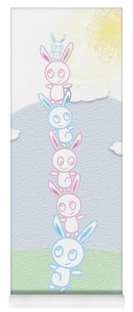 Load image into Gallery viewer, Bunny Tower Childrens Illustration - Yoga Mat
