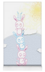 Load image into Gallery viewer, Bunny Tower Childrens Illustration - Yoga Mat
