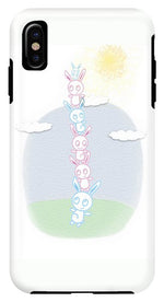 Load image into Gallery viewer, Bunny Tower Childrens Illustration - Phone Case
