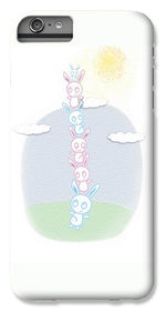 Load image into Gallery viewer, Bunny Tower Childrens Illustration - Phone Case
