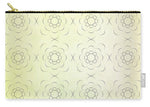 Load image into Gallery viewer, Circles within Circles Flowers upon Flowers - Textures green background - Carry-All Pouch
