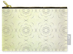 Load image into Gallery viewer, Circles within Circles Flowers upon Flowers - Textures green background - Carry-All Pouch
