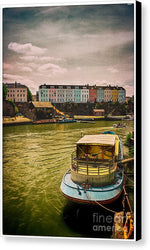 Load image into Gallery viewer, Colourful Houses of Bristol Radcliffe Parade - Canvas Print

