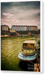 Load image into Gallery viewer, Colourful Houses of Bristol Radcliffe Parade - Canvas Print
