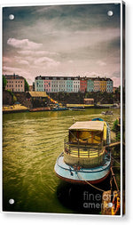 Load image into Gallery viewer, Colourful Houses of Bristol Radcliffe Parade - Acrylic Print
