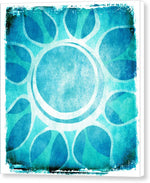 Load image into Gallery viewer, Cool Blue Flower - Canvas Print
