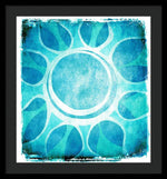 Load image into Gallery viewer, Cool Blue Flower - Framed Print
