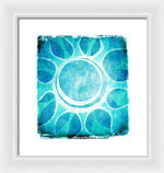 Load image into Gallery viewer, Cool Blue Flower - Framed Print
