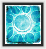 Load image into Gallery viewer, Cool Blue Flower - Framed Print

