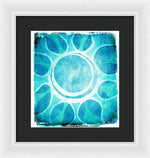 Load image into Gallery viewer, Cool Blue Flower - Framed Print
