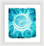 Load image into Gallery viewer, Cool Blue Flower - Framed Print
