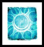 Load image into Gallery viewer, Cool Blue Flower - Framed Print
