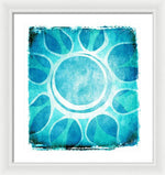 Load image into Gallery viewer, Cool Blue Flower - Framed Print
