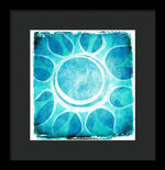 Load image into Gallery viewer, Cool Blue Flower - Framed Print
