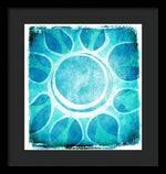 Load image into Gallery viewer, Cool Blue Flower - Framed Print
