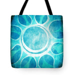 Load image into Gallery viewer, Cool Blue Flower - Tote Bag
