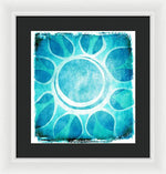 Load image into Gallery viewer, Cool Blue Flower - Framed Print
