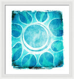 Load image into Gallery viewer, Cool Blue Flower - Framed Print
