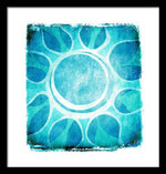 Load image into Gallery viewer, Cool Blue Flower - Framed Print
