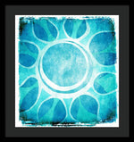 Load image into Gallery viewer, Cool Blue Flower - Framed Print
