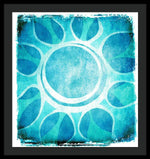 Load image into Gallery viewer, Cool Blue Flower - Framed Print
