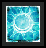 Load image into Gallery viewer, Cool Blue Flower - Framed Print
