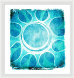 Load image into Gallery viewer, Cool Blue Flower - Framed Print
