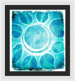Load image into Gallery viewer, Cool Blue Flower - Framed Print
