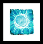 Load image into Gallery viewer, Cool Blue Flower - Framed Print
