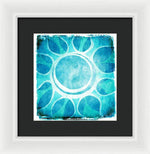 Load image into Gallery viewer, Cool Blue Flower - Framed Print

